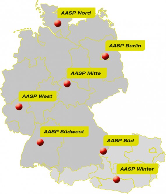 AASP Standorte - Fahrsicherheitszentrum Deutschland - Testgelände in Deutschland und Österreich